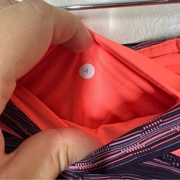 Lululemon Inspire Tight II Leggings Space Dye Twist Naval Blue Very Light Flare - Picture 9 of 9